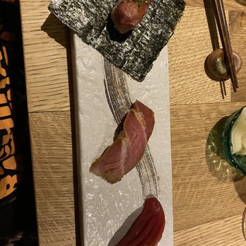 Sushi Jin - 3 Different fatty tunas - Sushi Bars Near Me - Mountain View, California Sushi Jin - 3 Different fatty tunas - Sushi Bars Near Me - Mountain View, California