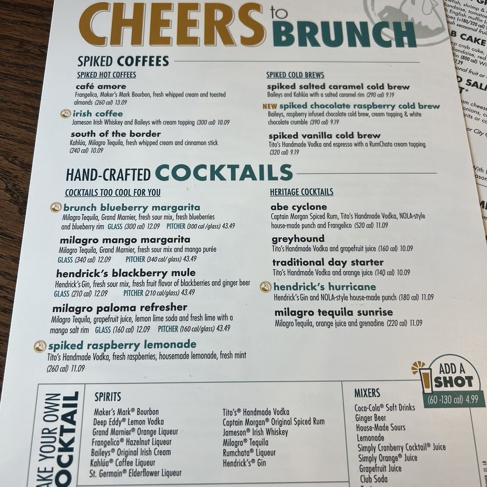 Another Broken Egg Cafe - Drink menu - Breakfast & Brunch Near Me - McAllen, Texas Another Broken Egg Cafe - Drink menu - Breakfast & Brunch Near Me - McAllen, Texas