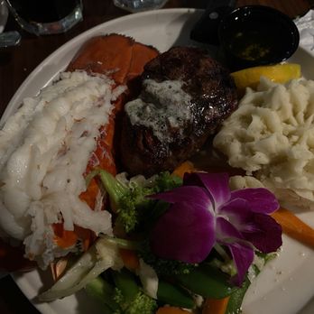 Firefish Grill - Filet mignon and lobster tail entree - New American Near Me - Santa Cruz, California Firefish Grill - Filet mignon and lobster tail entree - New American Near Me - Santa Cruz, California