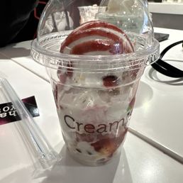 Coconut, strawberry, banana, almond!