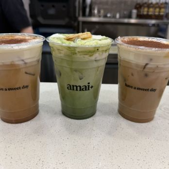 Amai - Coffee rain & banana matcha - Coffee & Tea Near Me - Glendale, California