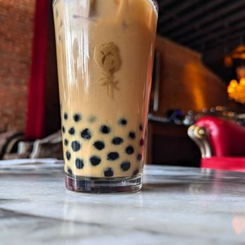 Cafe Rhema - Mango Bubble Tea - Coffee & Tea Near Me - Flint, Michigan
