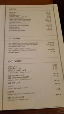 Menu photo 5 Globe Bookstore & Café Prague, PR