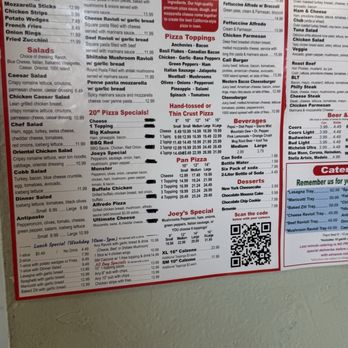 Joey's Pizza - Menu - Pizza Near Me - Ontario, California