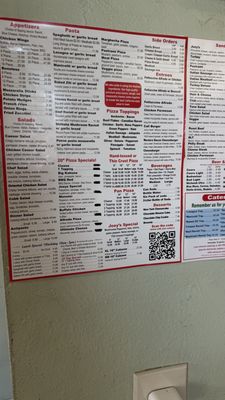 Menu photo 1 Joey's Pizza Ontario, CA