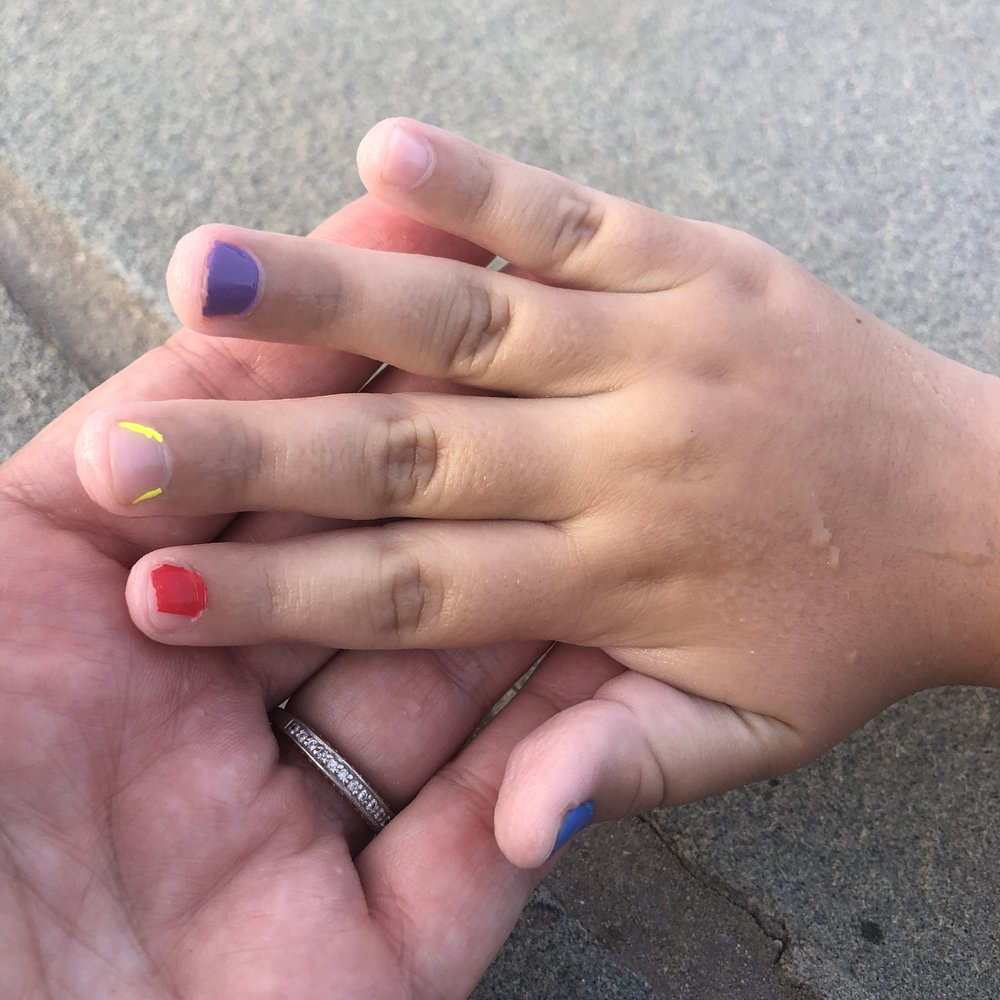 Luxury Nails - 5 hours after paying $42 to have them painted - Nail Salons Near Me - Nottingham, Maryland