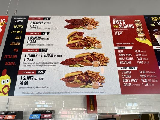 Menu photo 3 Dave's Hot Chicken Henderson, NV