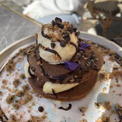 Brunch & Cake - Choco chip pancakes