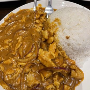 Penang - Curried Chicken with Rice and Onion - Malaysian Near Me - Philadelphia, Pennsylvania