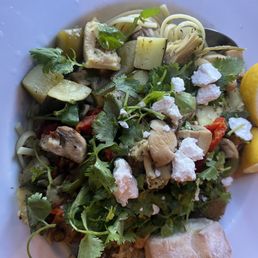 Lemon Cilantro Linguini