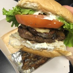 Mushroom Swiss Burger
