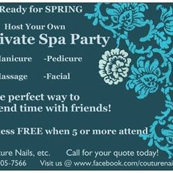 Couture Nails, Etc - PRIVATE SPA PARTY-In Salon or On Location