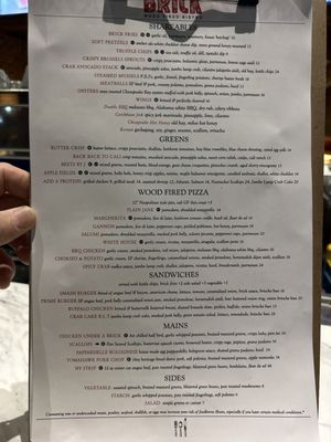 Menu photo 3 Brick Wood Fired Bistro Prince Frederick, MD Menu photo 3 Brick Wood Fired Bistro Prince Frederick, MD