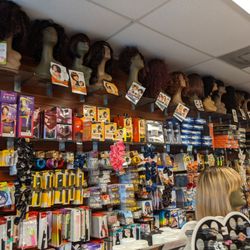 Kayla Beauty Supply - Product display.