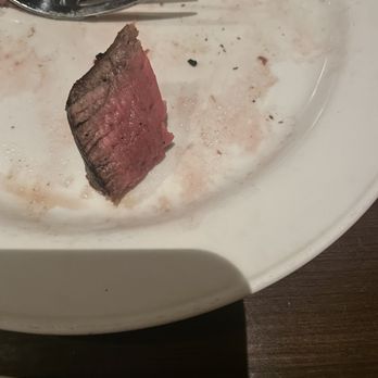 J. Alexander’s San Antonio La Cantera - filet mignon steak cooked rare. Asked for medium. This was after we sent it back to cook some more. - New American Near Me - San Antonio, Texas