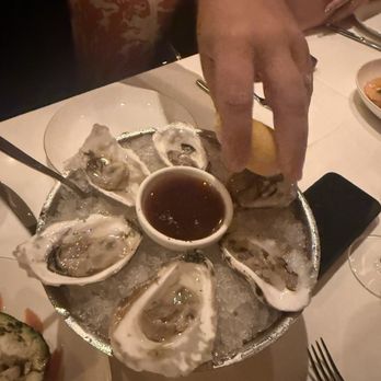 Slims at Bal Harbor Shops - Half dozen blue point oysters - Steakhouses Near Me - Bal Harbou, Florida Slims at Bal Harbor Shops - Half dozen blue point oysters - Steakhouses Near Me - Bal Harbou, Florida