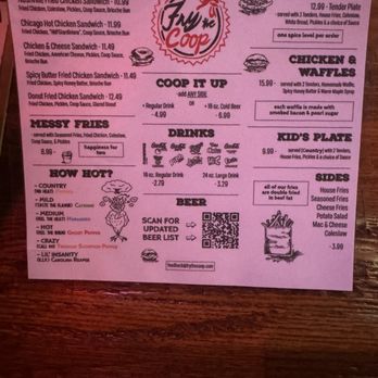 Fry The Coop - Food menu - American Near Me - Chicago, Illinois Fry The Coop - Food menu - American Near Me - Chicago, Illinois