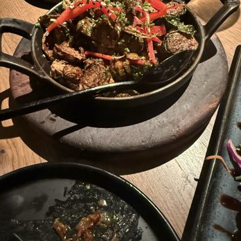 CARVE American Grille - Central Austin - Sweet Sriracha Brussels Sprouts - New American Near Me - Austin, Texas