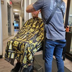 Blake The Barber - Blake cutting hair