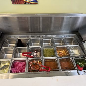 Sonora Grill Taco Shop - Topping bar! - Tacos Near Me - Bloomingdale, Georgia