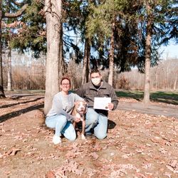 Caninekind - Puppy manners graduates, Tera & Lee with Hank!