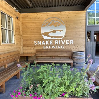 Snake River Brewing - 7/2/2023 Outside waiting area - Brewpubs Near Me - Jackson, Wyoming