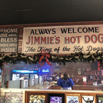 Jimmie's Hot Dogs - a sign in a restaurant - Hot Dogs Near Me - Albany, Georgia