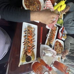 All the yummy food.