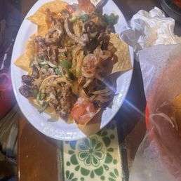 steak fajita nachos