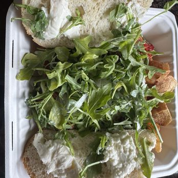 The Press - Buratta sandwich with no existent buratta - Sandwiches Near Me - Scarsdale, New York