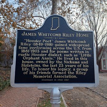 James Whitcomb Riley Museum Home - Landmarks & Historical Buildings Near Me - Indianapolis, Indiana