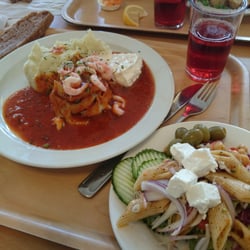 Gaffelgott - Dagens fisk. Tomat-saffranssås. Aoli och potatismos till.