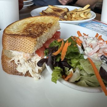 Nick's Seafood Restaurant - 1/2 crab sandwich and salad - Seafood Near Me - Pacifica, California Nick's Seafood Restaurant - 1/2 crab sandwich and salad - Seafood Near Me - Pacifica, California