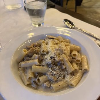 Enoteca Adriano - Rigatoni Porcini - Italian Near Me - San Diego, California Enoteca Adriano - Rigatoni Porcini - Italian Near Me - San Diego, California