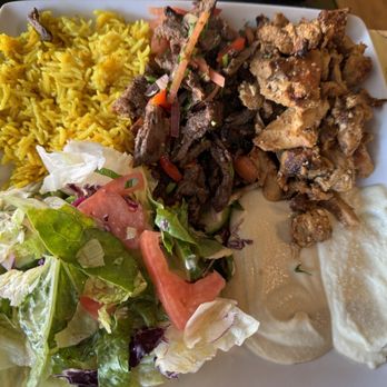 Taza Grill - Mix Shawarma Platter - Middle Eastern Near Me - East Lyme, Connecticut