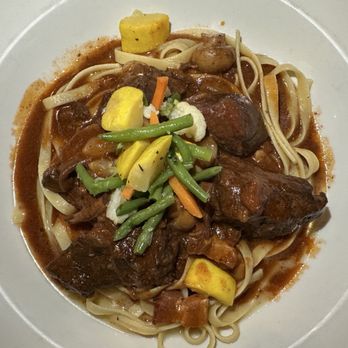 Chez Pierre - Braised Beef Bourguignon - French Near Me - Palm Desert, California