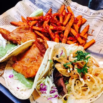 Pacific Catch - Three taco platter with fish and steak - Seafood Near Me - San Francisco, California