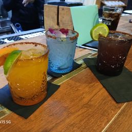 Yummy sample margaritas
