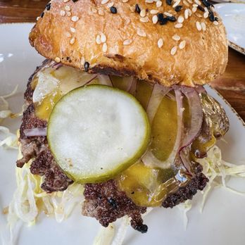 peasants FEAST - Lil' McFeast Burger - American Near Me - Solvang, California
