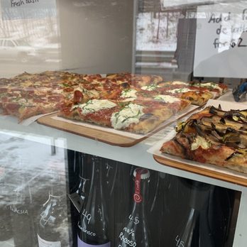 The Sovereign - Beautiful fresh slices in the window - Cafes Near Me - Toronto, Ontario