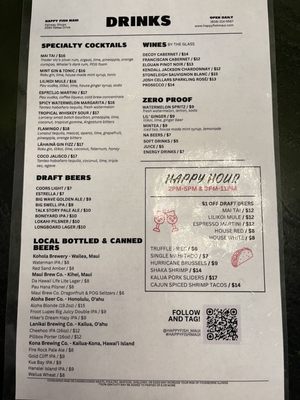 Menu photo 4 Happy Fish Lahaina, HI Menu photo 4 Happy Fish Lahaina, HI