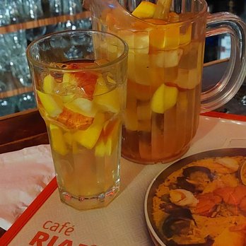 Cafe Riazor - Sangria Blanco - Spanish Near Me - New York, New York Cafe Riazor - Sangria Blanco - Spanish Near Me - New York, New York