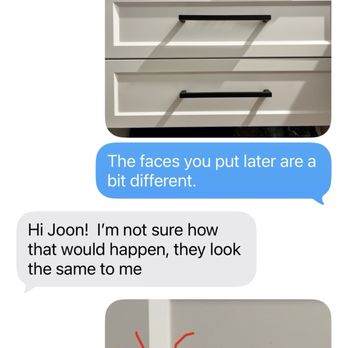 Chicagoland Custom Closets - Text messages to the designer (1/2) - Cabinetry Near Me - Skokie, Illinois Chicagoland Custom Closets - Text messages to the designer (1/2) - Cabinetry Near Me - Skokie, Illinois