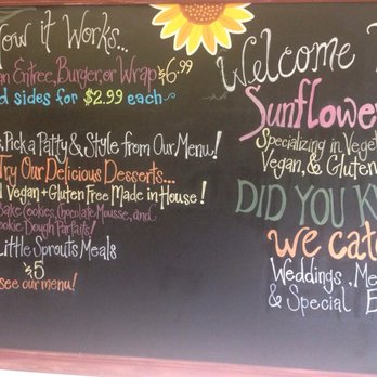 Sunflower Cafe - Don't let this sign fool you! They have an extensive menu and lots of sides to choose from. - Cafes Near Me - Nashville, Tennessee Sunflower Cafe - Don't let this sign fool you! They have an extensive menu and lots of sides to choose from. - Cafes Near Me - Nashville, Tennessee