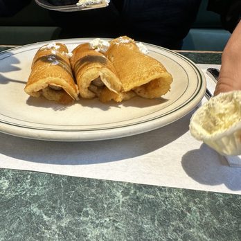 The Waffle Shop Bellefonte - Pigs in a blanket (with butter we added on top) - Breakfast & Brunch Near Me - Bellefonte, Pennsylvania The Waffle Shop Bellefonte - Pigs in a blanket (with butter we added on top) - Breakfast & Brunch Near Me - Bellefonte, Pennsylvania