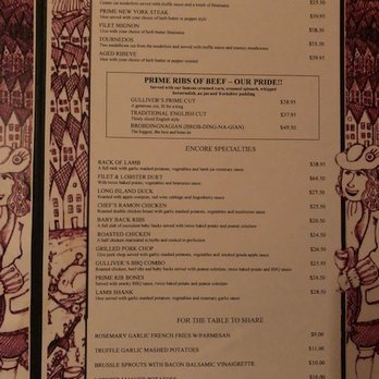 Gulliver's Restaurant - Menu - American Near Me - Irvine, California