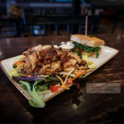 First Watch - Sweet Honey Pecan Salad 1/2 Sandwich & Salad Roast Beef & Havarti Sandwichroast