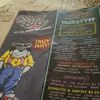 River City Cafe - The menu and brown paper table top are cute! - American Near Me - Myrtle Beach, South Carolina River City Cafe - The menu and brown paper table top are cute! - American Near Me - Myrtle Beach, South Carolina