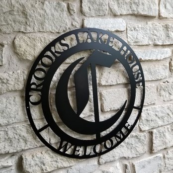 Flash Point Steel - Old English monogram - Metal Fabricators Near Me Flash Point Steel - Old English monogram - Metal Fabricators Near Me