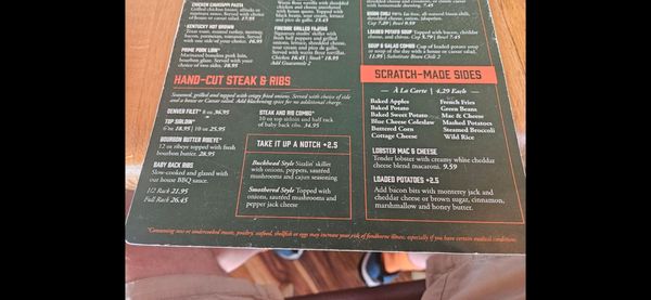 Menu photo 5 Buckhead Mountain Grill Bellevue, KY